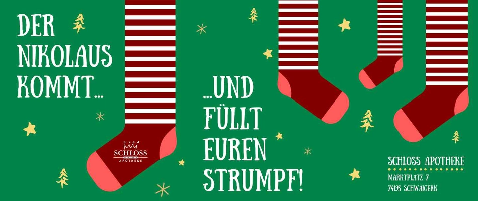 Der Nikolaus kommt... ...und füllt euren Nikolausstrumpf!
