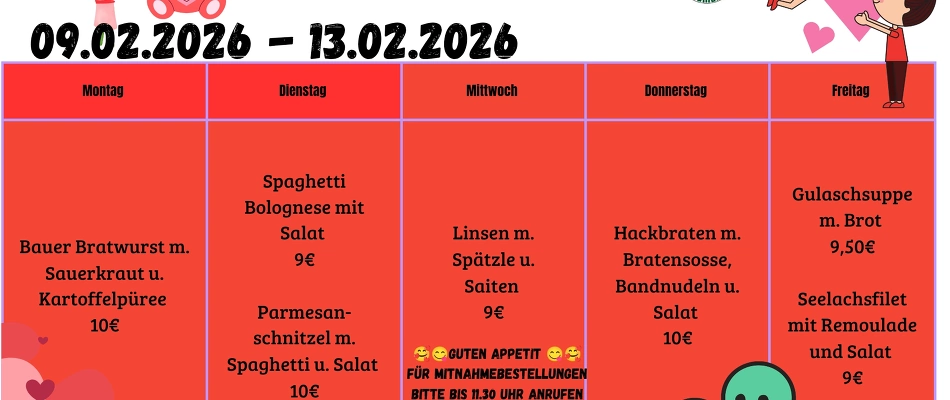 Imbiss am Baumarkt Leingarten Tagesessen KW 7