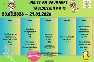 Imbiss am Baumarkt Leingarten - Tagesessen KW 13
